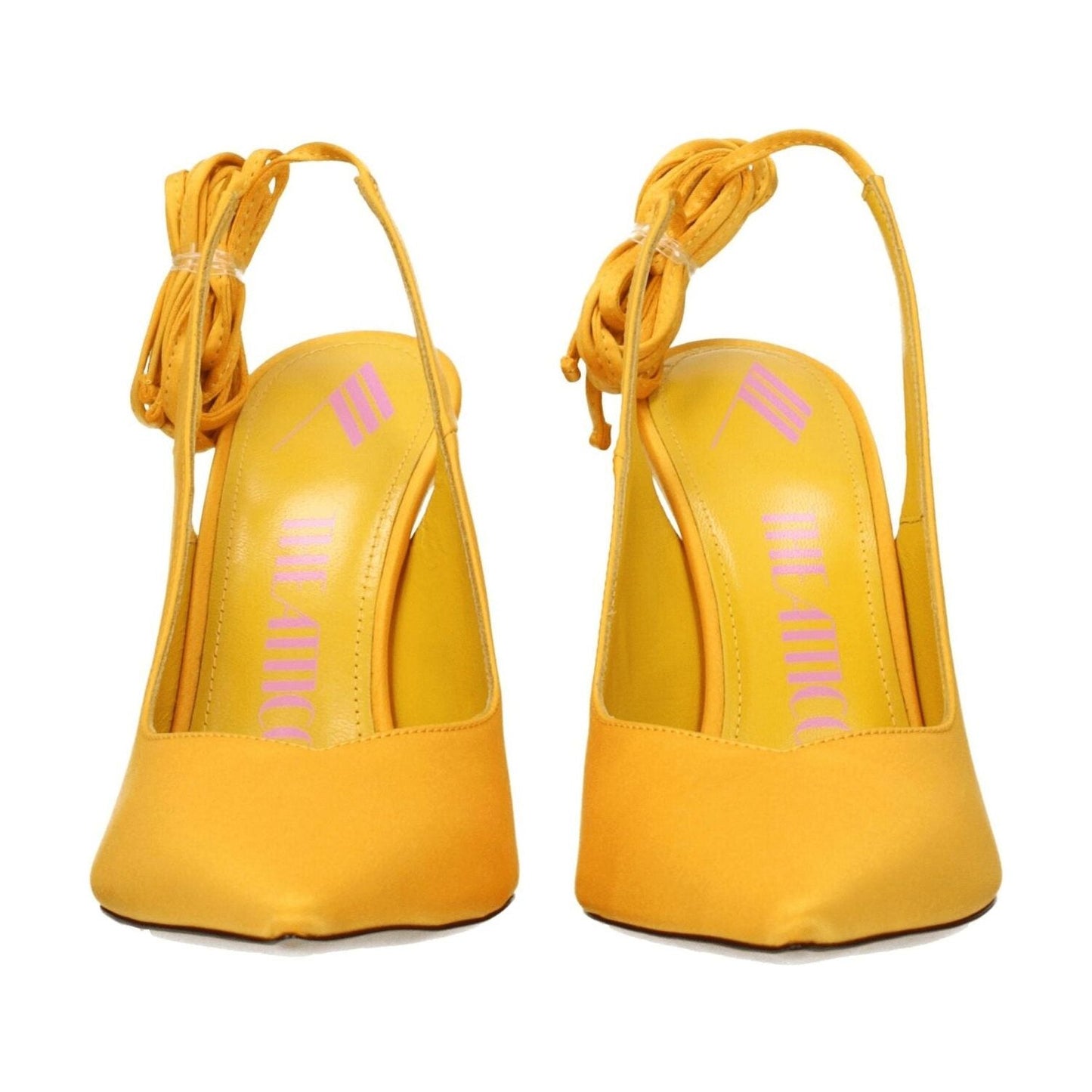 The Attico Orange Satin High Heel Pumps TH-8547287171337-EU37/US7