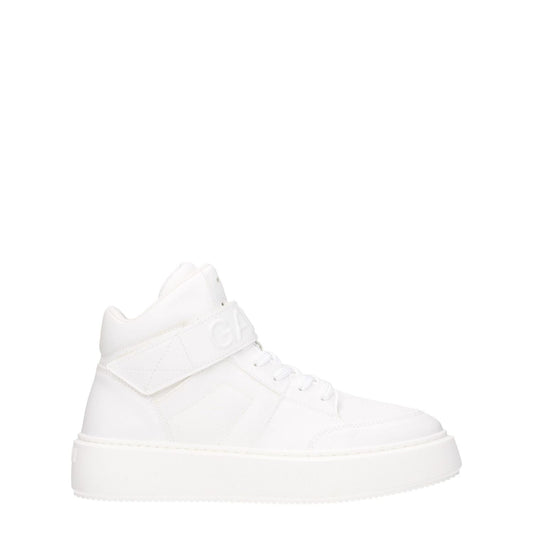 Ganni White Leather High Tops GA-8547287925001-EU37/US7