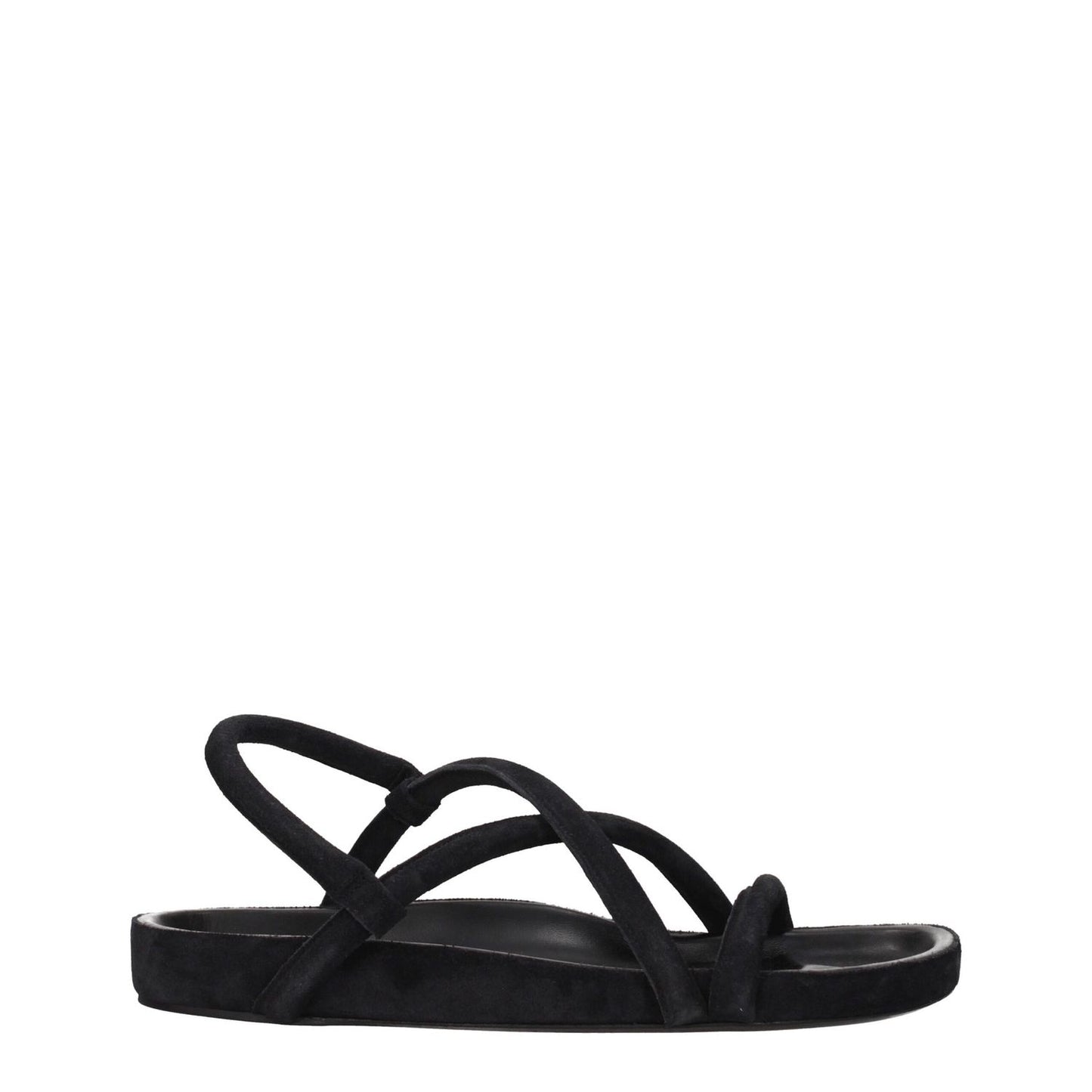 Isabel Marant Black Leather Sandals