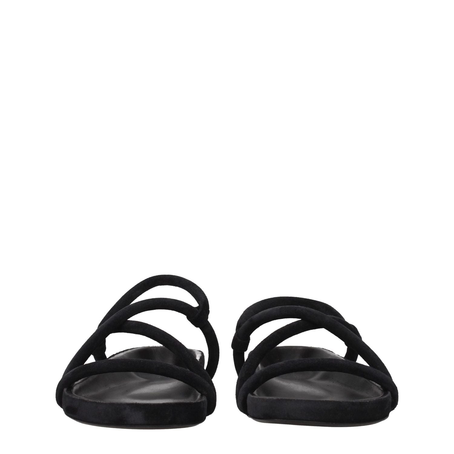 Isabel Marant Black Leather Sandals