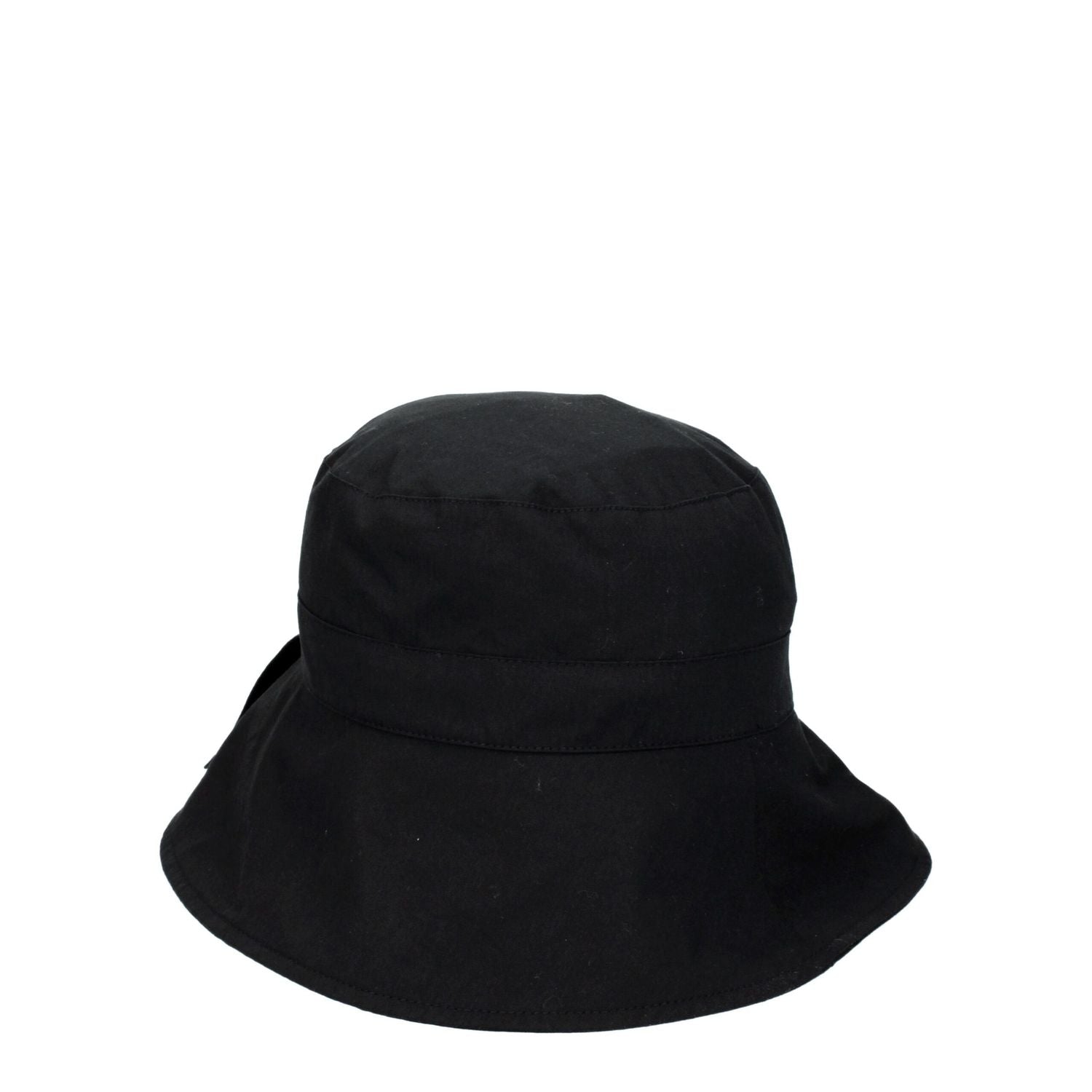 Jacquemus Black Cotton Bucket Hat