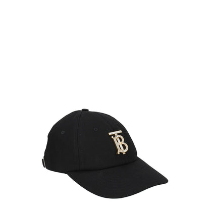 Burberry Black Cotton Cap (Baseball Hat)