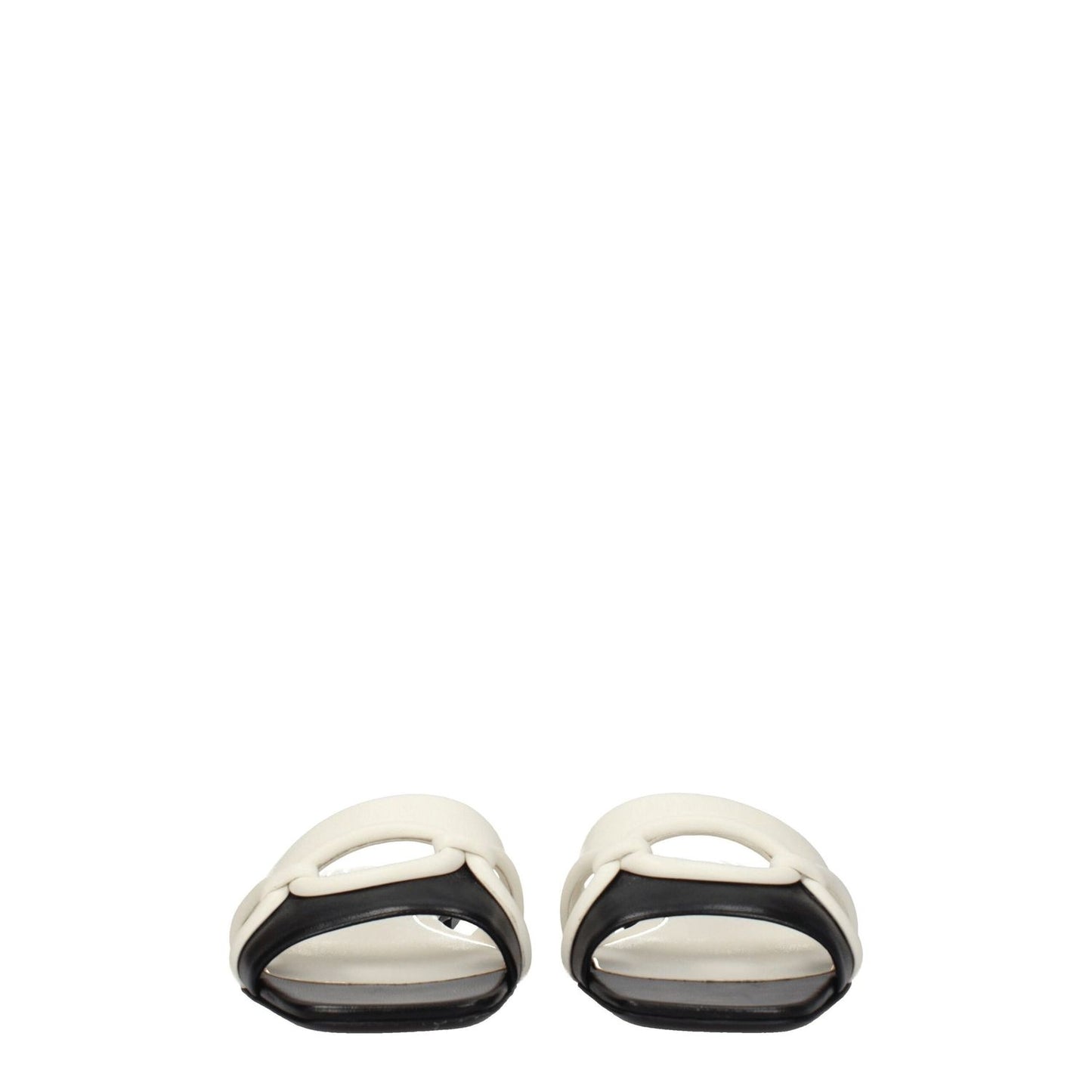 Valentino Garavani Black Leather Slippers