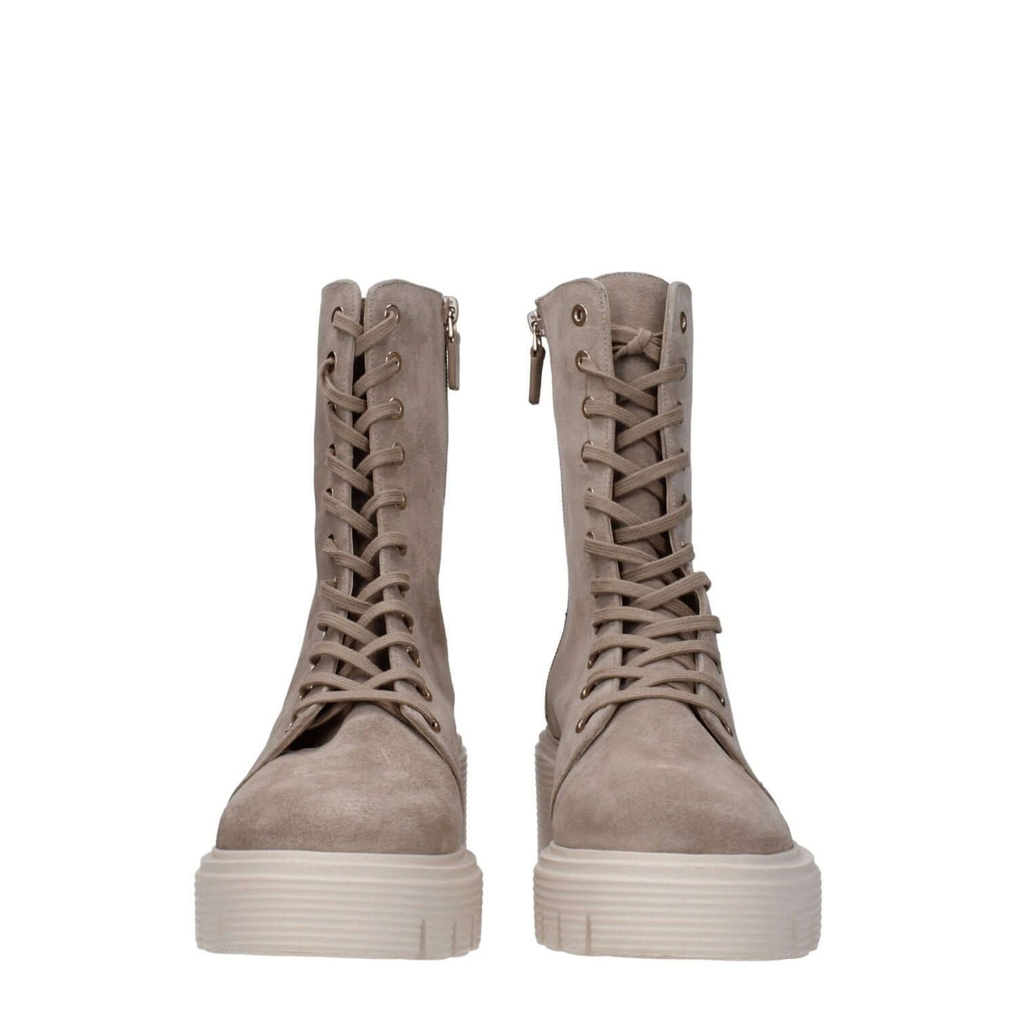 Stuart Weitzman Beige Leather Ankle Boots