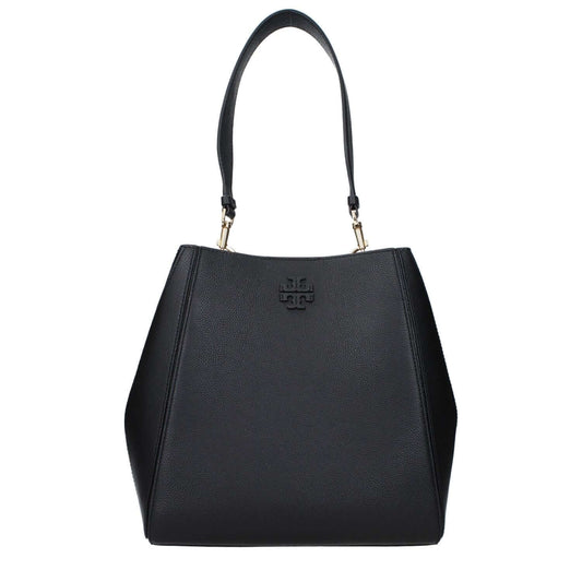 Tory Burch Black Leather Shoulder Bag