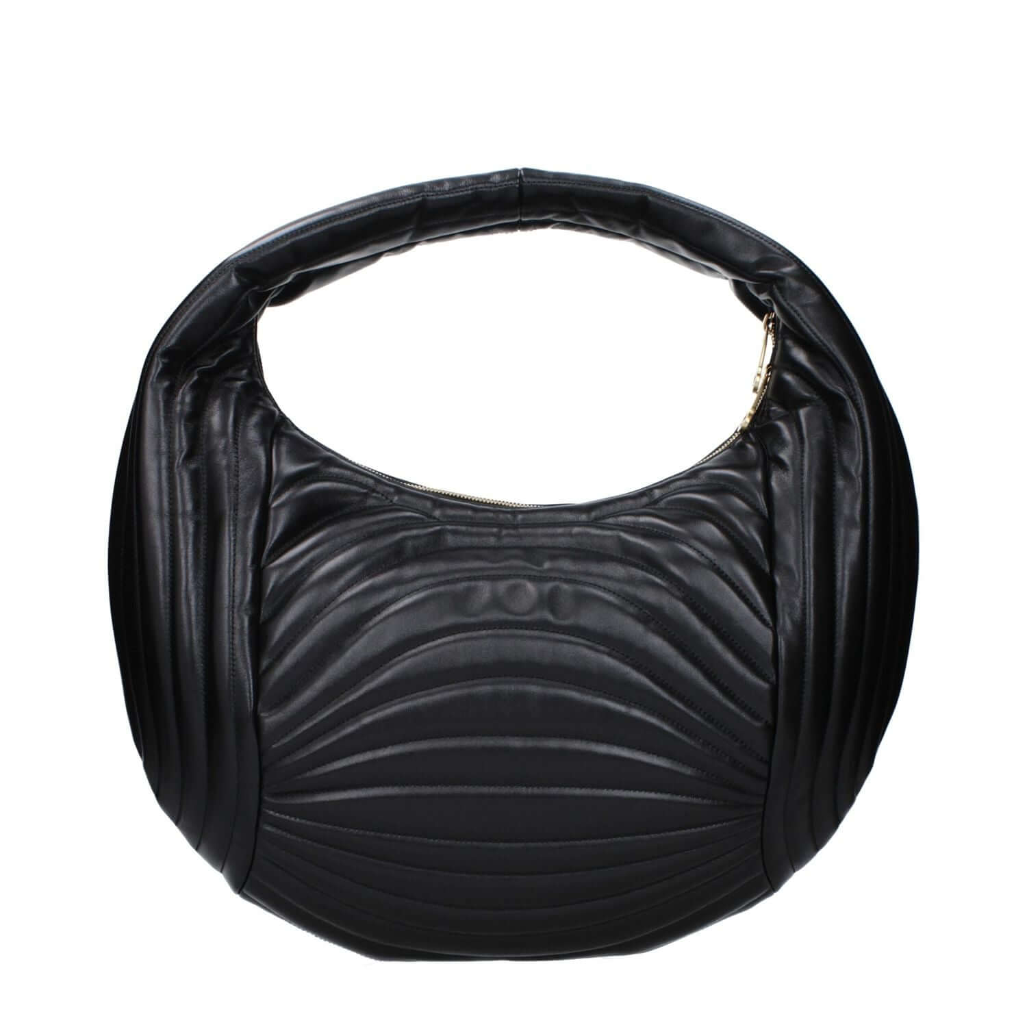 Salvatore Ferragamo Black Leather Handbag