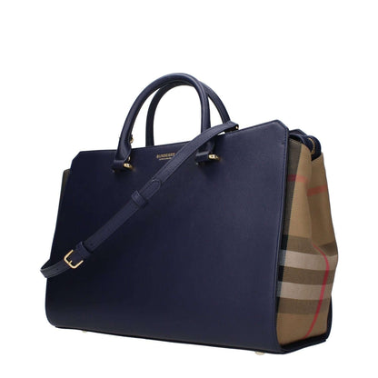 Burberry Blue Leather Handbag