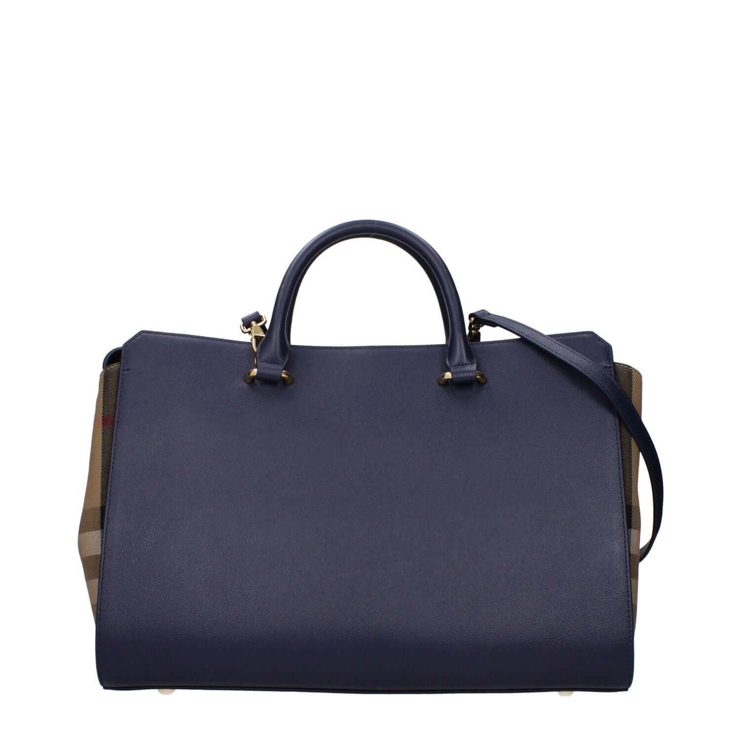 Burberry Blue Leather Handbag
