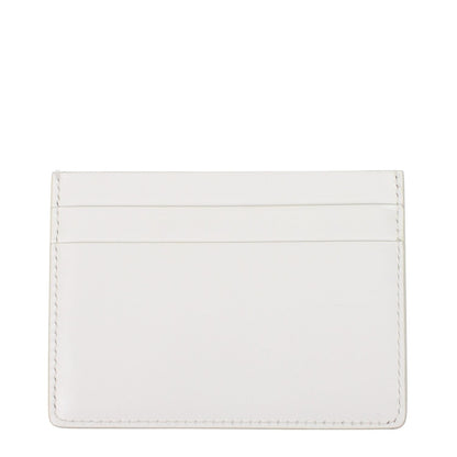 Jil Sander White Leather Cardholder
