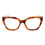 Guess Brown Women Glasses Frame, acetate full-rim square frame with demo lenses and branded case included.