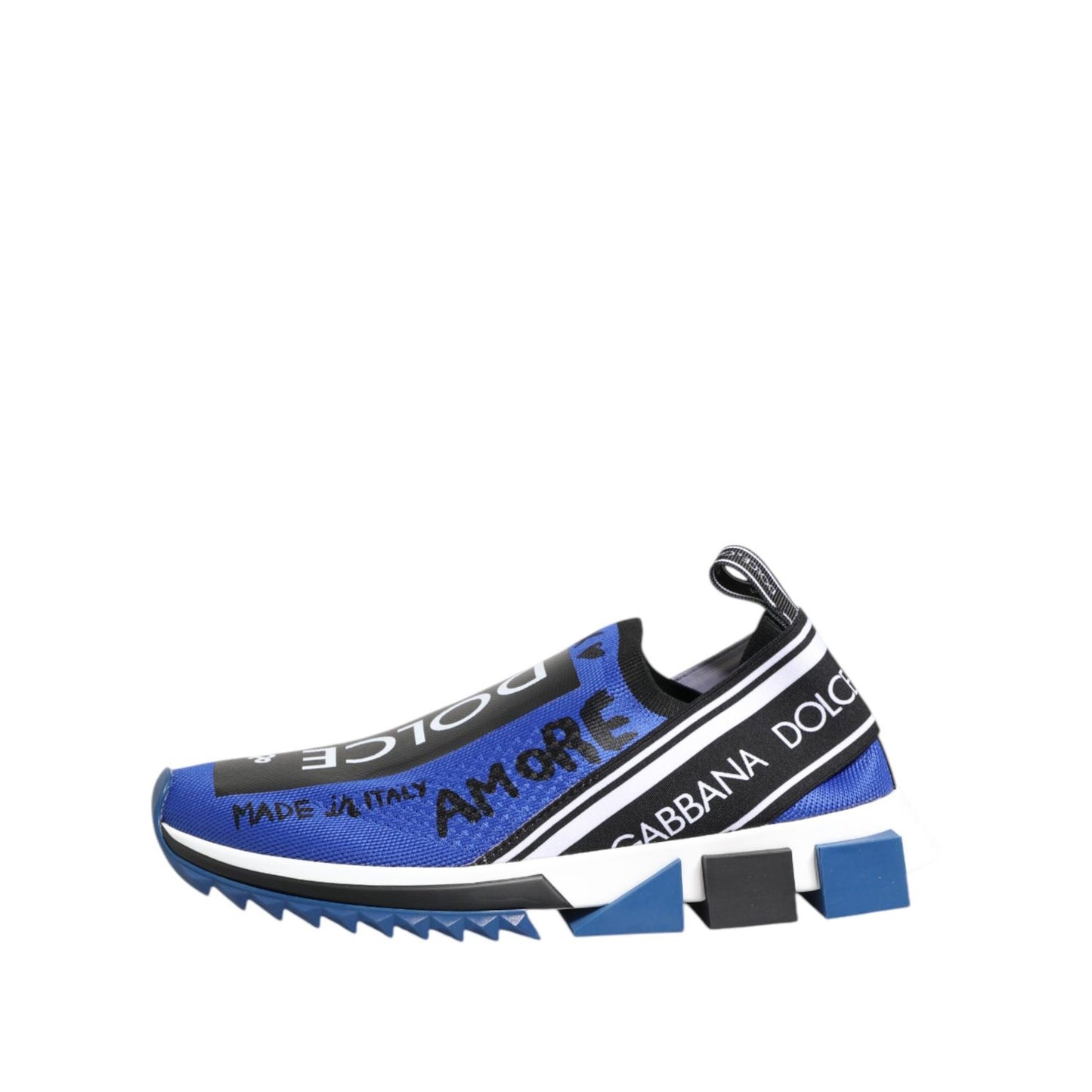Dolce & Gabbana Blue Logo Low Top Sorrento Sneakers Shoes
