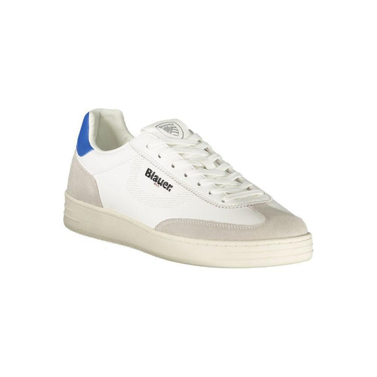 Blauer White Leather Men Sneaker BL-39224-EU40/US7
