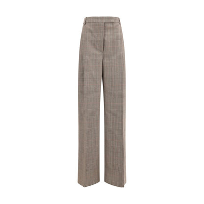 Rohe Beige Fleece Wool Casual Pants