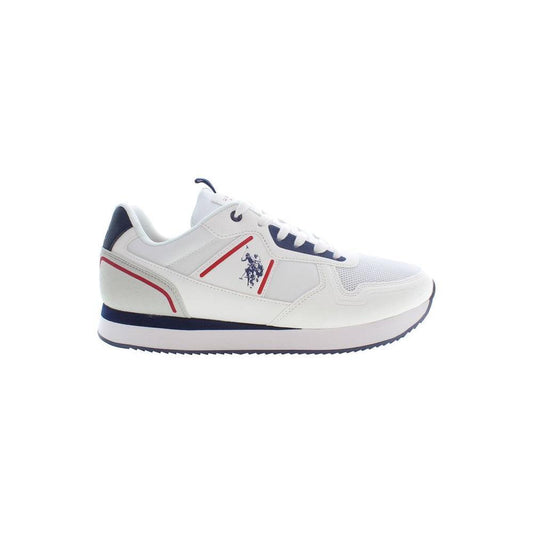 U.S. POLO ASSN. White Polyester Men Sneaker US-36948-EU44/US11