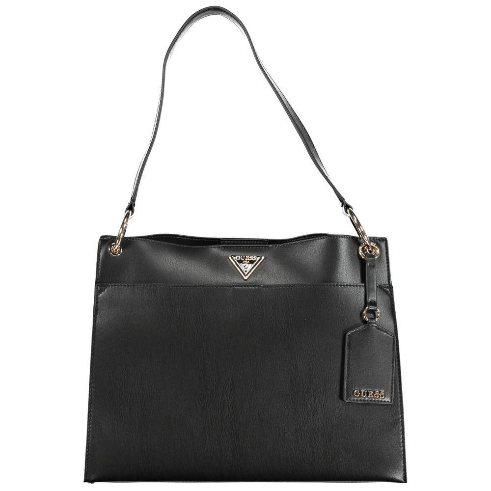 Front view with bag zipped and handles upright.