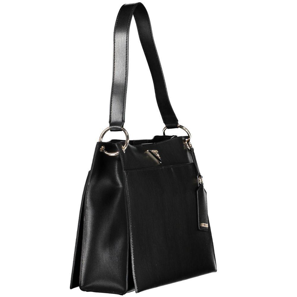 Guess Jeans Black Polyethylene Handbag GU-20111