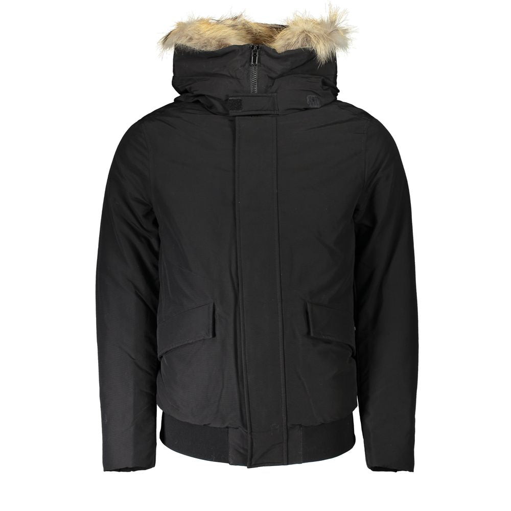 Woolrich Black Cotton Jacket WO-24340-XXL