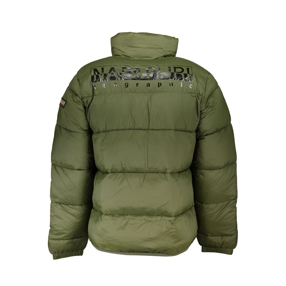 Napapijri Green Polyamide Jackets & Coat