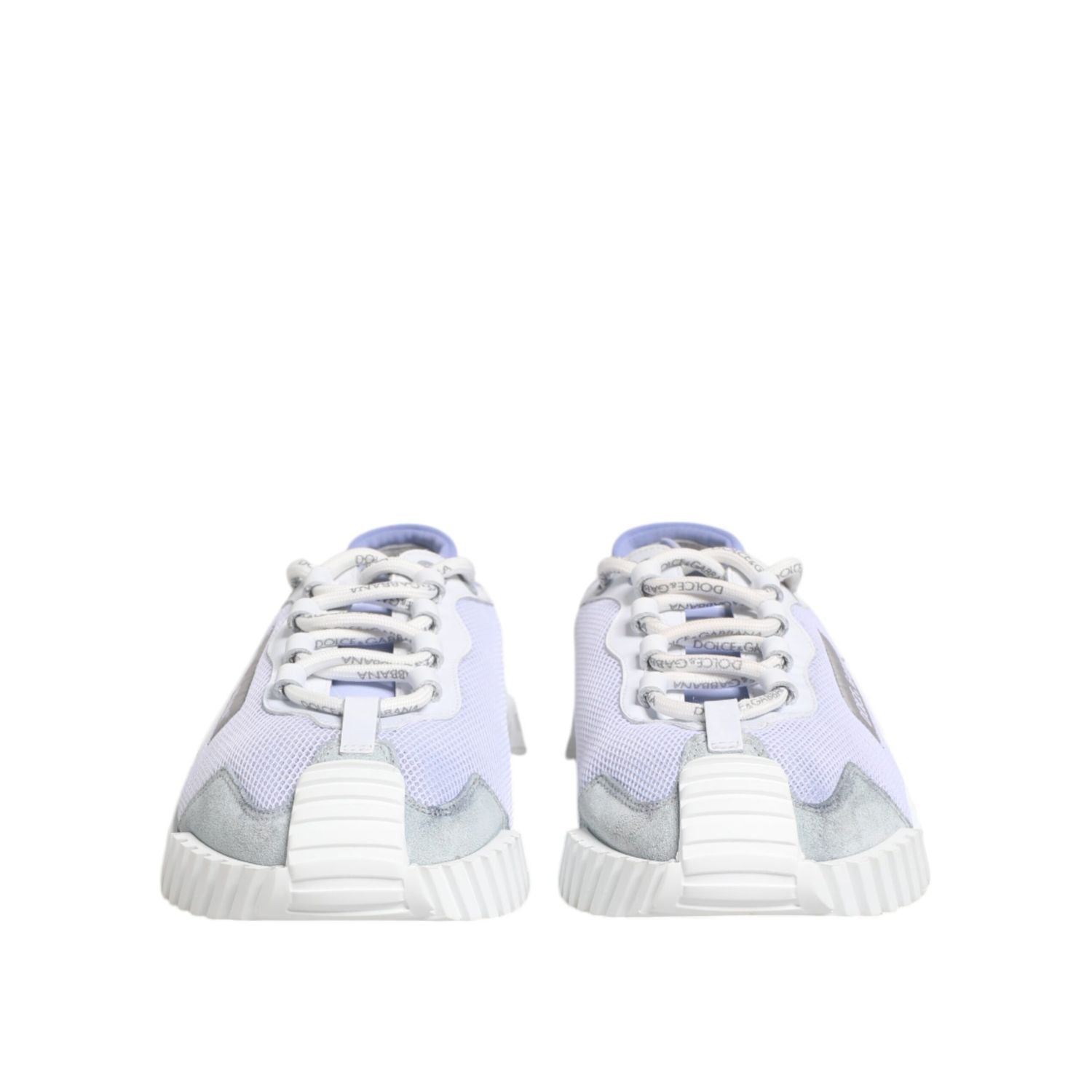 Dolce & Gabbana Purple White NS1 Lace Up Low Top Sneakers Shoes