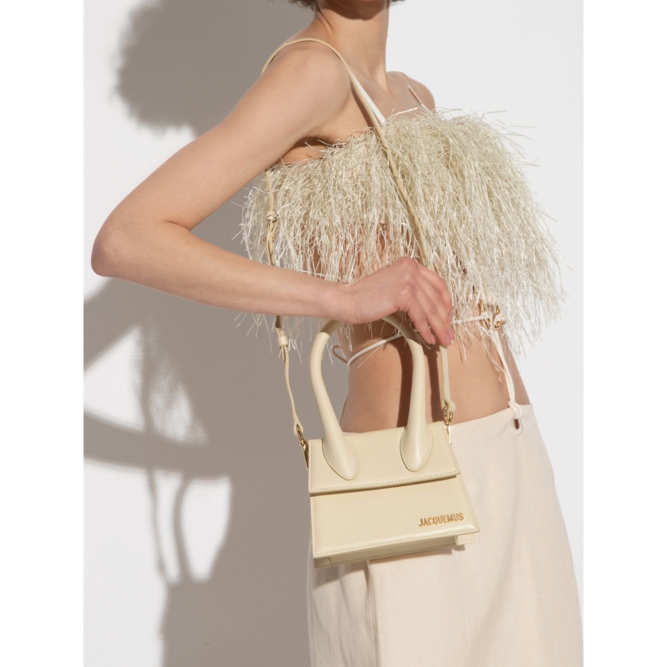Jacquemus Le Chiquito Moyen Ivory Bag