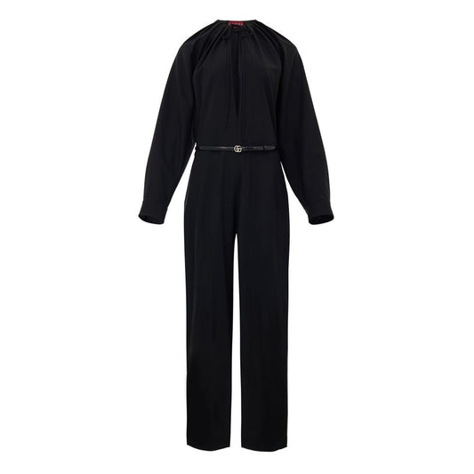 Gucci Black Wool Jumpsuit GU-9814676-IT42|M