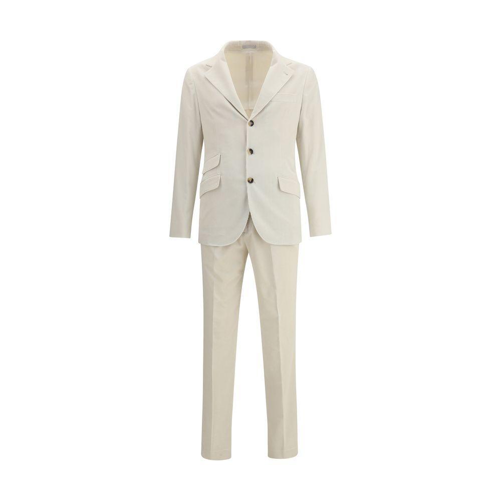 Brunello Cucinelli Velvet Suit BR-MY499LDWHC871-IT44 | XS