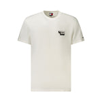 Tommy Hilfiger White Cotton Men T-Shirt TO-39313-XL