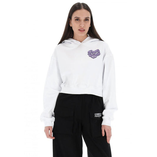 Comme Des Fuckdown White Cotton Sweater CO-15893-XS