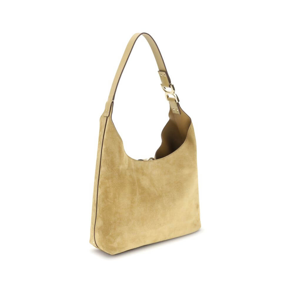 Chloé Beige Calf Leather Bos Taurus Shoulder Bag