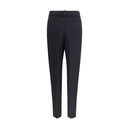 Fabiana Filippi Black Acetate Casual Pants