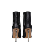 Off-White Black Leather Ankle Boots OF-8547443736841-EU36/US6