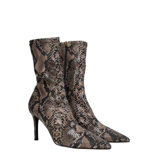 Stella McCartney Brown Leather Ankle Boots