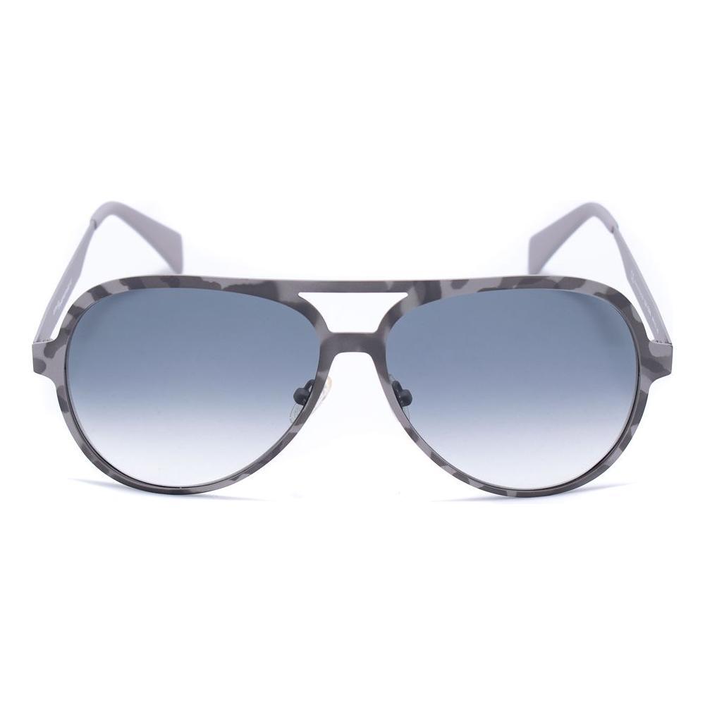 Italia Independent Gray Metal Sunglasses