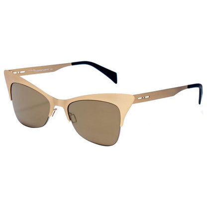 Italia Independent Gold Metal Sunglasses