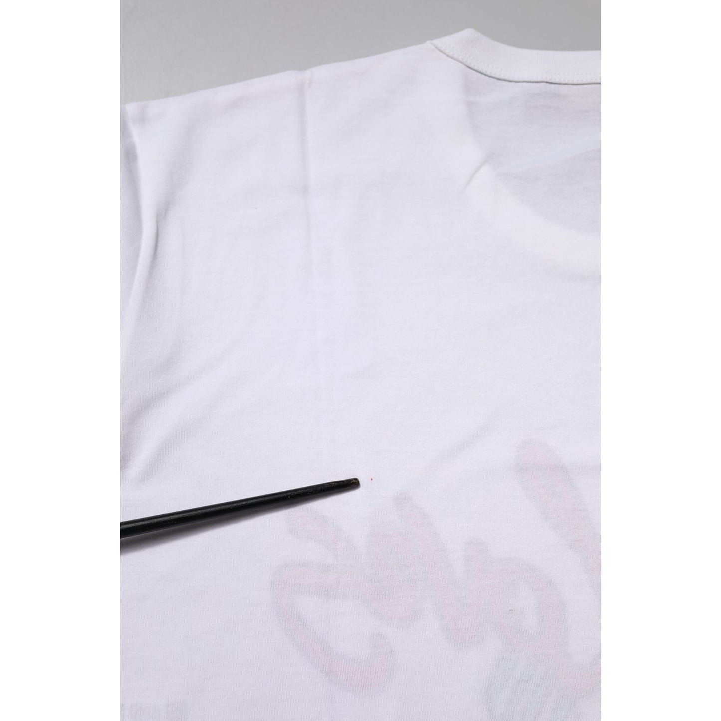 Dolce & Gabbana White DG Loves Moscow Crew Neck T-shirt