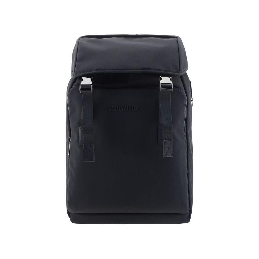 Front view with bag zipped and handles upright.