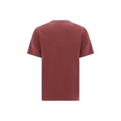 Brunello Cucinelli Bordeaux Cotton T-Shirt