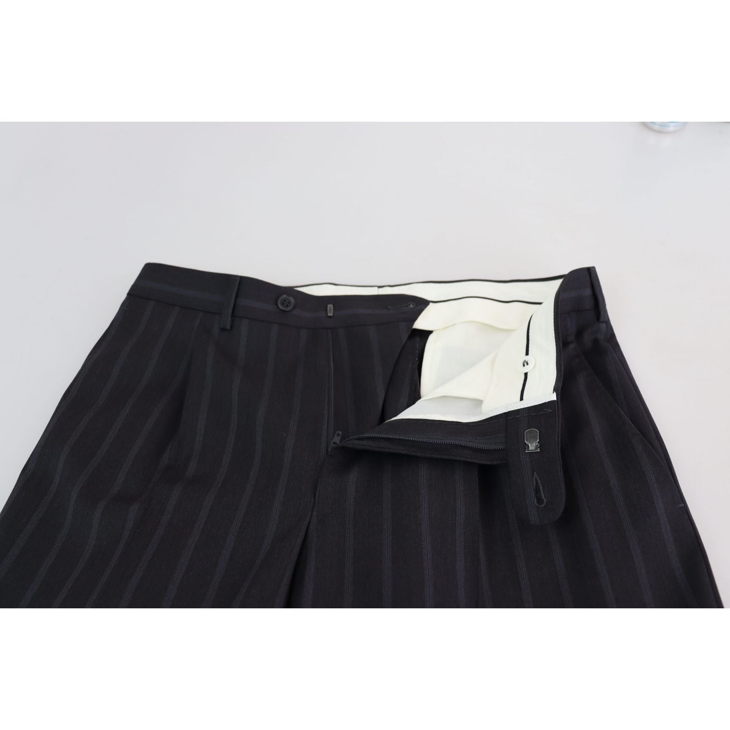 Dolce & Gabbana Gray Wool Blend Formal Trousers Pants