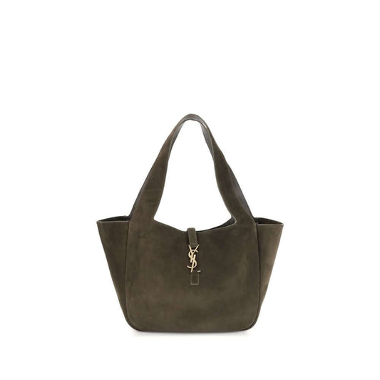 Saint Laurent Green Le 5 à 7 Bea Tote Bag
