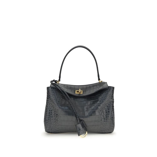 Balenciaga Rodeo Shoulder Bag in crocodile-print leather BA7897792AA5L1251BB