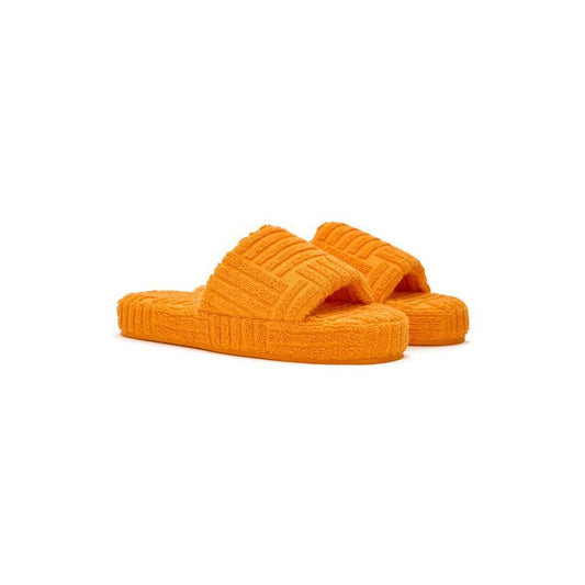 Bottega Veneta Orange Cotton Men Slipper BO-10130670-EU42/US9