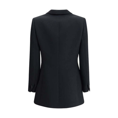 Giorgio Armani Black Polyester Blazer
