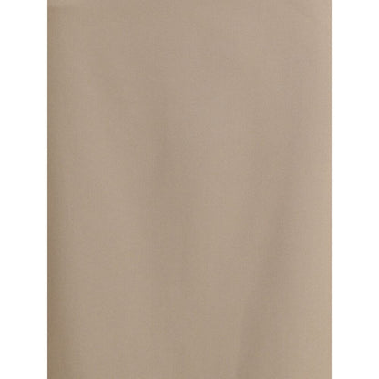 Brunello Cucinelli Gray Acetate Midi Skirt