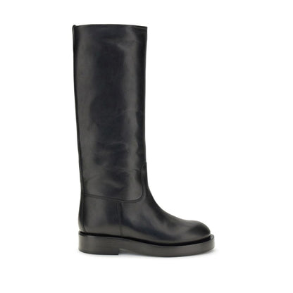 Paris Texas Black Leather Boots