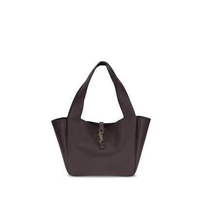 Saint Laurent Brown Lamb Ovis Aries Aries Shoulder Bag