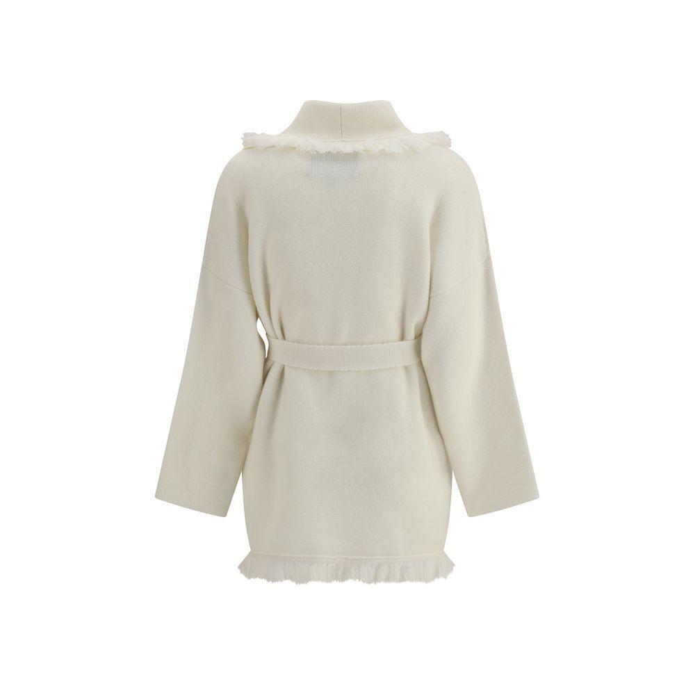 Alanui Cashmere Finest Cardigan AL-LWHB064E25KNI00E0300WHITE-M