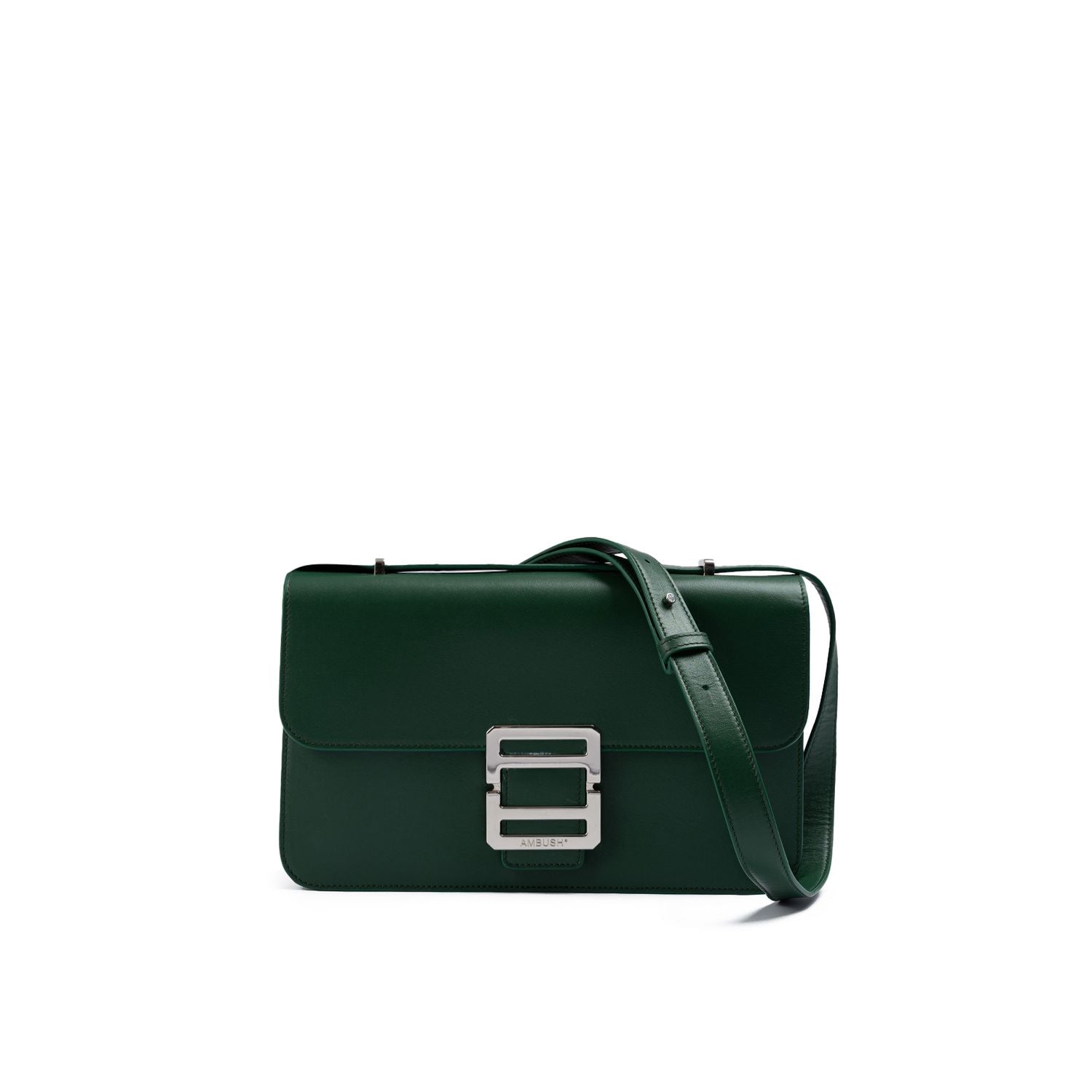 Front view with bag zipped and handles upright.
