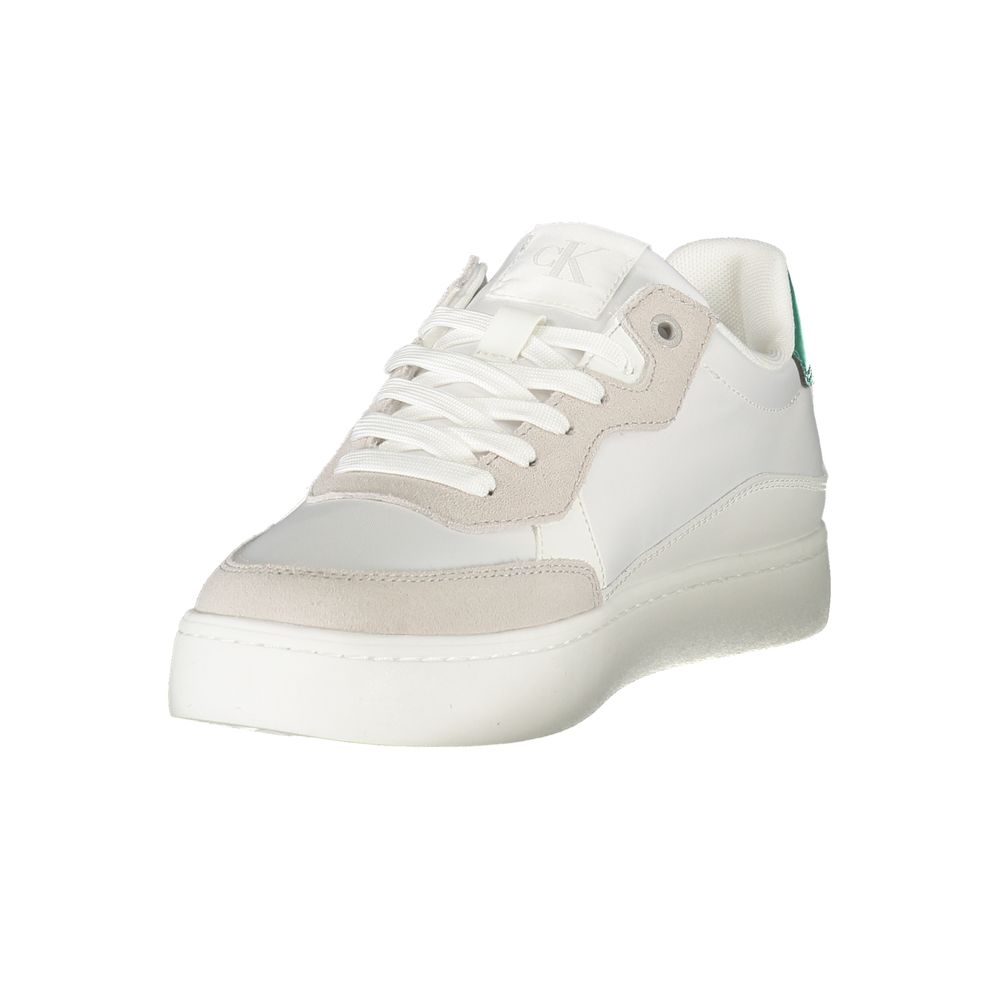 Calvin Klein White Polyester Sneaker