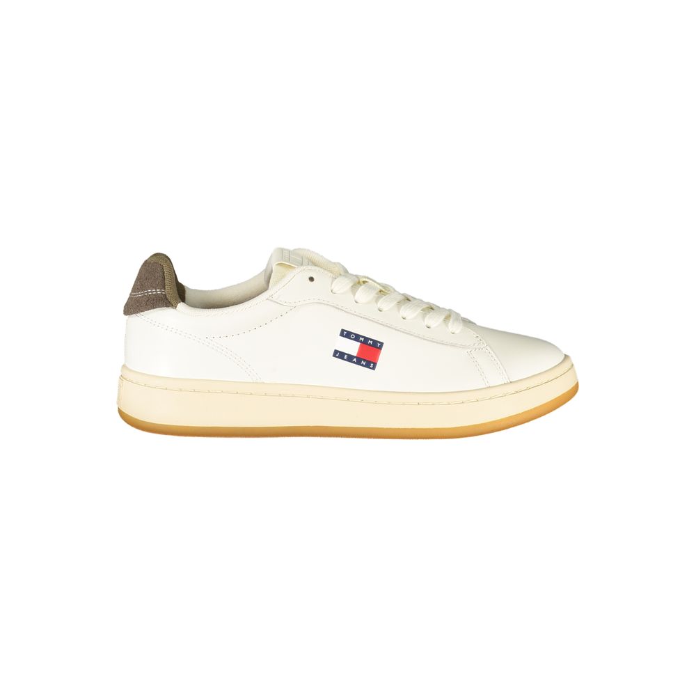 Tommy Hilfiger White Polyester Sneaker