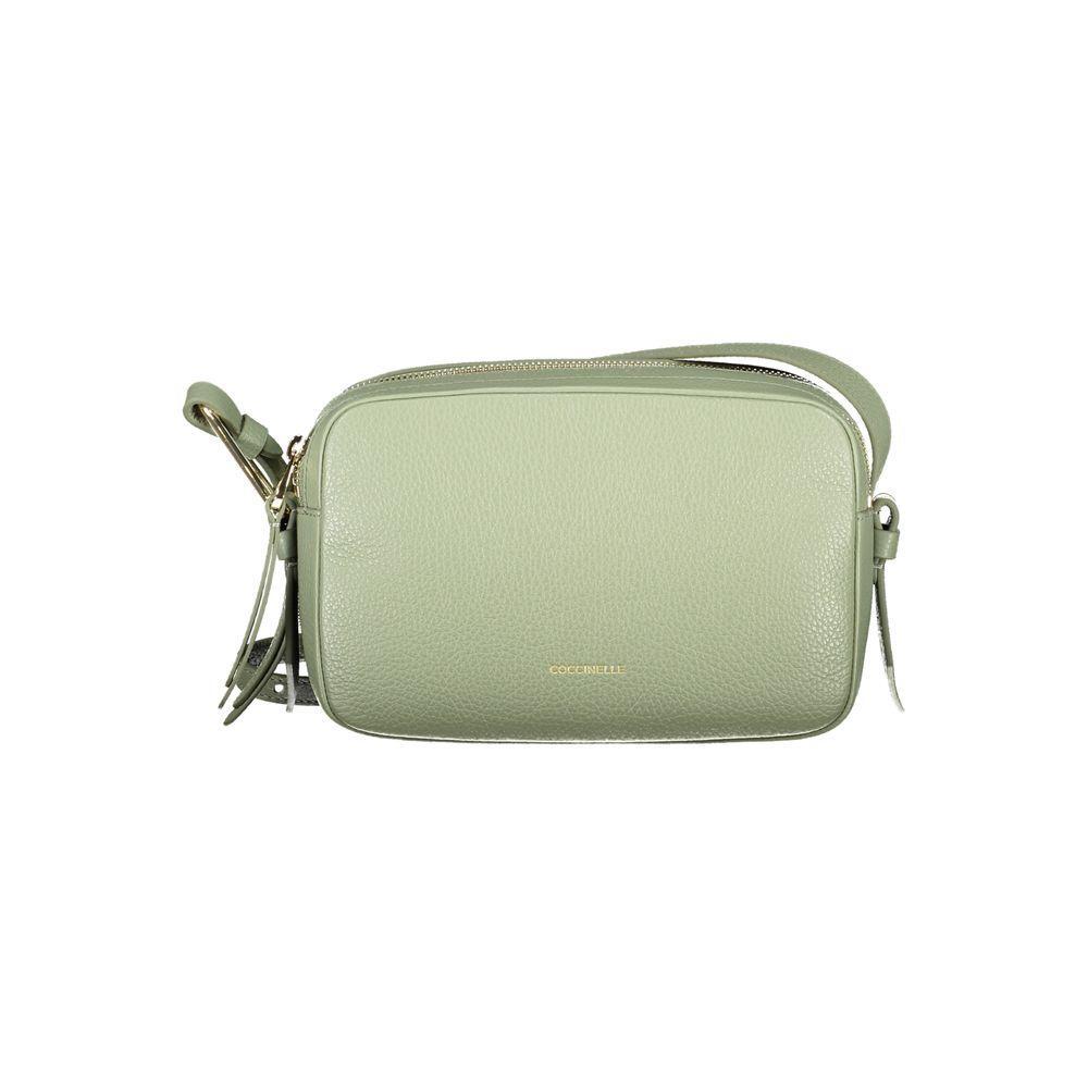 Front view with bag zipped and handles upright.